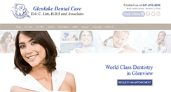 Desktop Screenshot of glenlakedentalcare.com